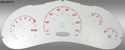 Picture of US Speedo Instrument Cluster Gauge Face Kit - G6140070
