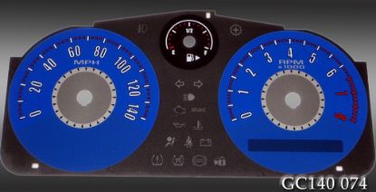 Picture of US Speedo Instrument Cluster Gauge Face Kit - GC140074