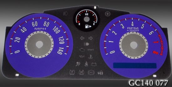 Picture of US Speedo Instrument Cluster Gauge Face Kit - GC140077