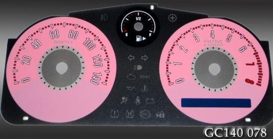 Picture of US Speedo Instrument Cluster Gauge Face Kit - GC140078
