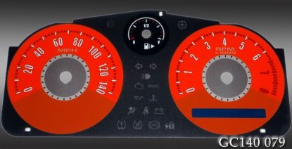 Picture of US Speedo Instrument Cluster Gauge Face Kit - GC140079