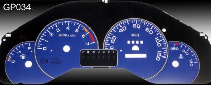 Picture of US Speedo Instrument Cluster Gauge Face Kit - GP034