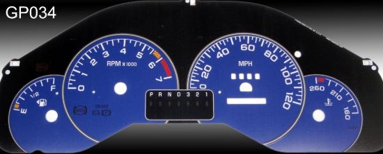 Picture of US Speedo Instrument Cluster Gauge Face Kit - GP034