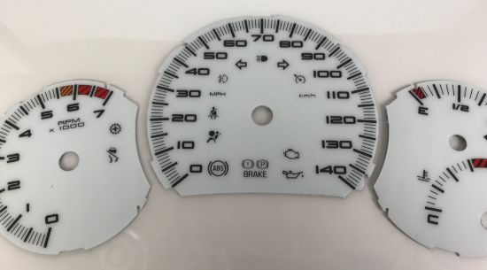 Picture of US Speedo Instrument Cluster Gauge Face Kit - GP080