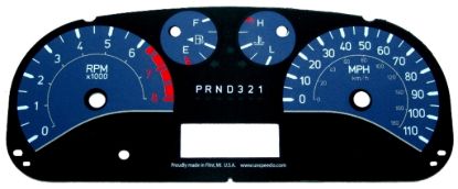 Picture of US Speedo Instrument Cluster Gauge Face Kit - H3064