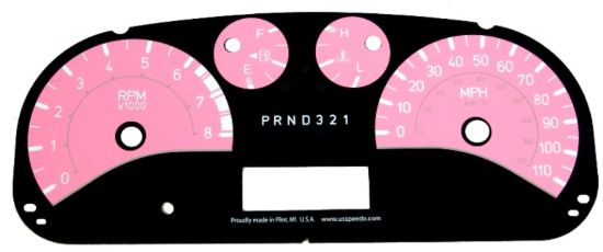 Picture of US Speedo Instrument Cluster Gauge Face Kit - H3068