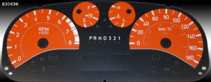 Picture of US Speedo Instrument Cluster Gauge Face Kit - H3069K