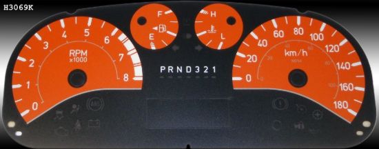 Picture of US Speedo Instrument Cluster Gauge Face Kit - H3069K
