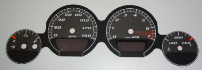 Picture of US Speedo Instrument Cluster Gauge Face Kit - MAG061