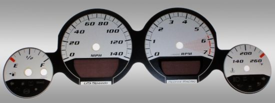 Picture of US Speedo Instrument Cluster Gauge Face Kit - MAG062