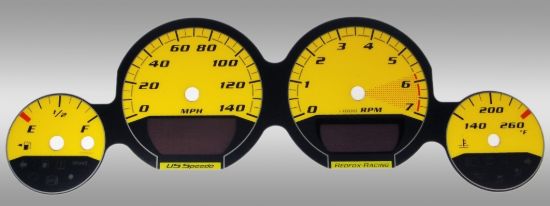 Picture of US Speedo Instrument Cluster Gauge Face Kit - MAG063