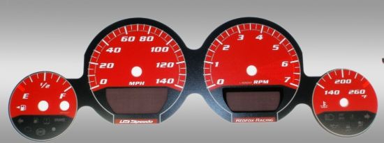 Picture of US Speedo Instrument Cluster Gauge Face Kit - MAG065