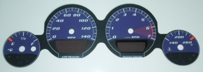Picture of US Speedo Instrument Cluster Gauge Face Kit - MAG067