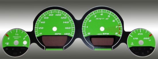 Picture of US Speedo Instrument Cluster Gauge Face Kit - MAG0711