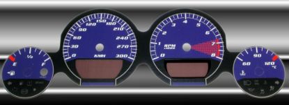 Picture of US Speedo Instrument Cluster Gauge Face Kit - MAG077K
