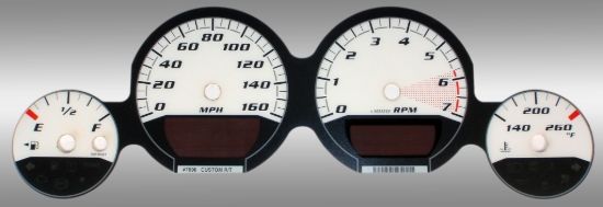 Picture of US Speedo Instrument Cluster Gauge Face Kit - MAG080