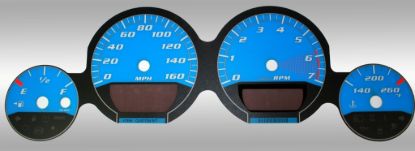 Picture of US Speedo Instrument Cluster Gauge Face Kit - MAG084