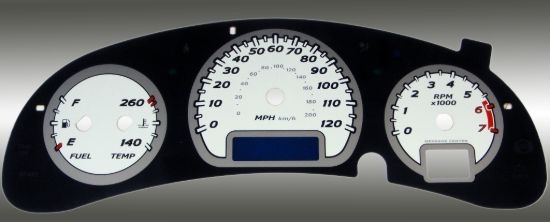 Picture of US Speedo Instrument Cluster Gauge Face Kit - MON050