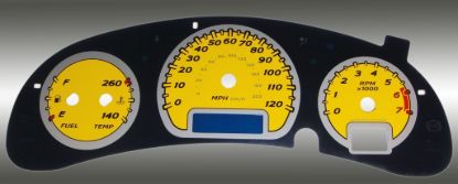 Picture of US Speedo Instrument Cluster Gauge Face Kit - MON053