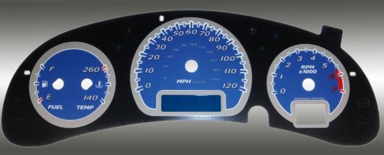 Picture of US Speedo Instrument Cluster Gauge Face Kit - MON054