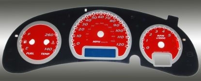 Picture of US Speedo Instrument Cluster Gauge Face Kit - MON055