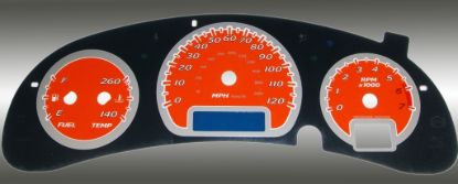 Picture of US Speedo Instrument Cluster Gauge Face Kit - MON059