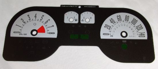Picture of US Speedo Instrument Cluster Gauge Face Kit - MUS0842