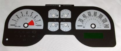 Picture of US Speedo Instrument Cluster Gauge Face Kit - MUS0862