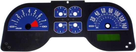 Picture of US Speedo Instrument Cluster Gauge Face Kit - MUS0864