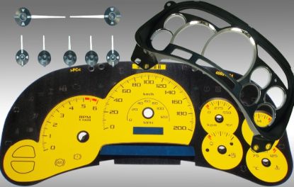 Picture of US Speedo Instrument Cluster Gauge Face Kit - PLK053K3