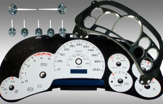 Picture of US Speedo Instrument Cluster Gauge Face Kit - PLK054DK0