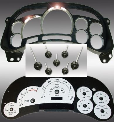 Picture of US Speedo Instrument Cluster Gauge Face Kit - PLK054DLED0