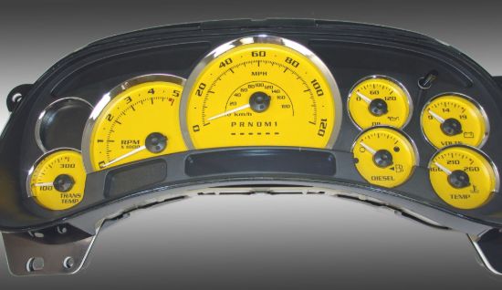 Picture of US Speedo Instrument Cluster Gauge Face Kit - PLK064D3