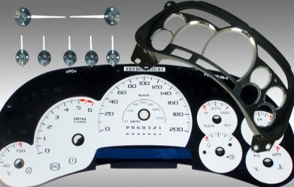 Picture of US Speedo Instrument Cluster Gauge Face Kit - PLK064K0