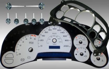 Picture of US Speedo Instrument Cluster Gauge Face Kit - PLT120053K2