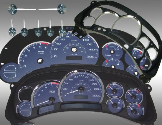 Picture of US Speedo Instrument Cluster Gauge Face Kit - PLT120053K4