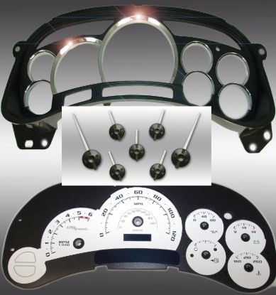 Picture of US Speedo Instrument Cluster Gauge Face Kit - PLT120053LED0