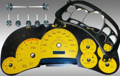 Picture of US Speedo Instrument Cluster Gauge Face Kit - PLT120054D3