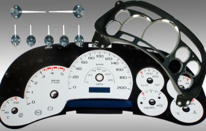 Picture of US Speedo Instrument Cluster Gauge Face Kit - PLT120054DK0