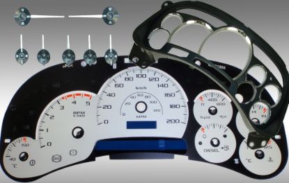 Picture of US Speedo Instrument Cluster Gauge Face Kit - PLT120054DK2
