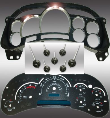 Picture of US Speedo Instrument Cluster Gauge Face Kit - PLT120054DK3