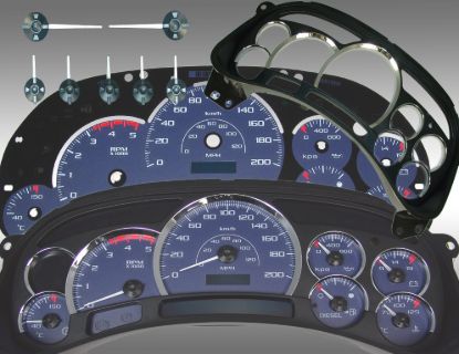 Picture of US Speedo Instrument Cluster Gauge Face Kit - PLT120054DK4