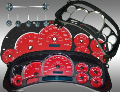 Picture of US Speedo Instrument Cluster Gauge Face Kit - PLT120054DK5