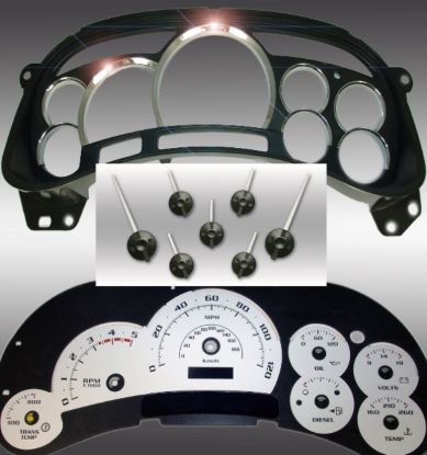 Picture of US Speedo Instrument Cluster Gauge Face Kit - PLT120054DLED1