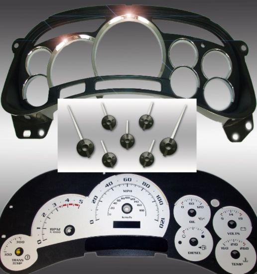 Picture of US Speedo Instrument Cluster Gauge Face Kit - PLT120054DLED1