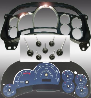 Picture of US Speedo Instrument Cluster Gauge Face Kit - PLT120054DLED4