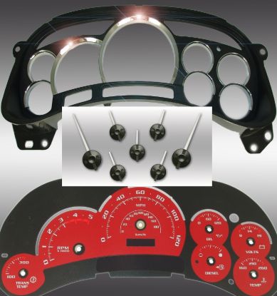 Picture of US Speedo Instrument Cluster Gauge Face Kit - PLT120054DLED5