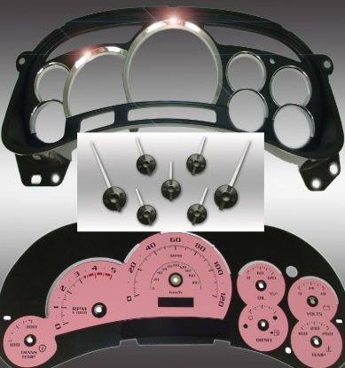 Picture of US Speedo Instrument Cluster Gauge Face Kit - PLT120054DLED9