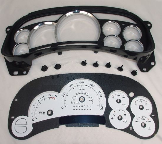 Picture of US Speedo Instrument Cluster Gauge Face Kit - PLT1200630