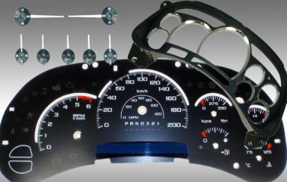 Picture of US Speedo Instrument Cluster Gauge Face Kit - PLT120063K1